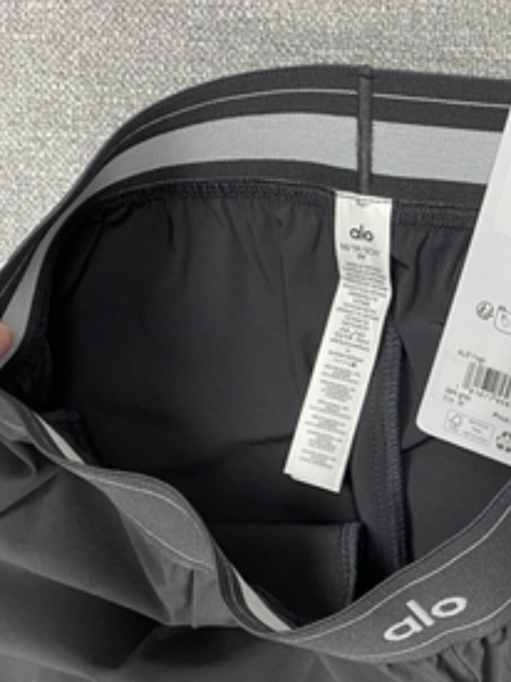 Dark Grey🧸ALO Yoga Suit Up Wide Leg 30" Inseam Trouser😍Best Seller Chic NWT - Picture 4 of 7